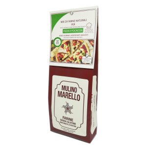 Mix di farine naturali per pizza e focaccia 500 g