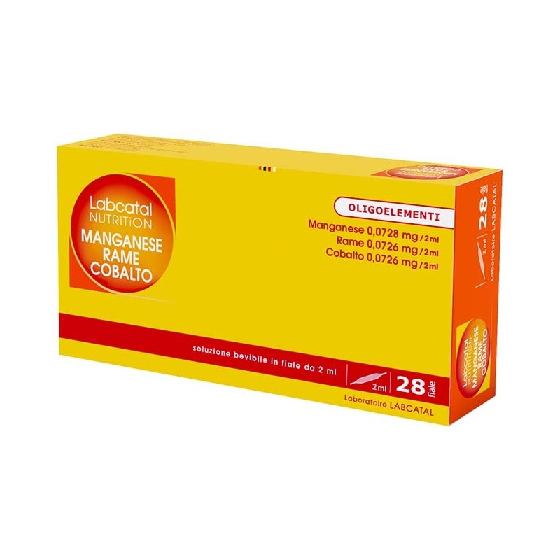 Labcatal nutrition manganese rame e cobalto 28 fiale