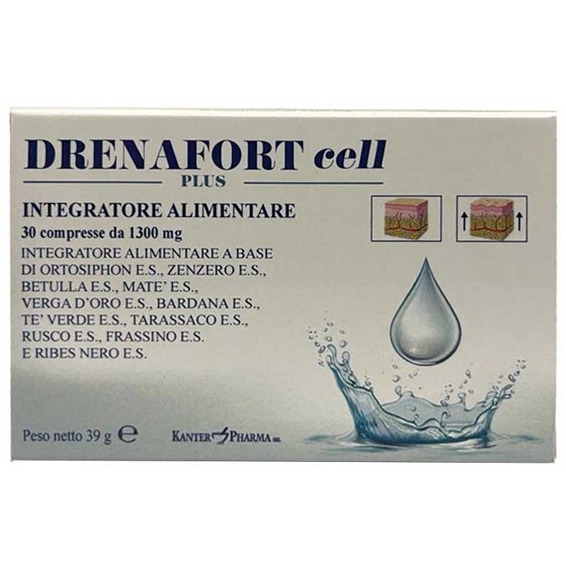 Drenafort cell plus 30 compresse