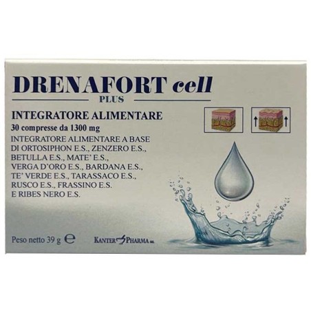 Drenafort cell plus 30 compresse