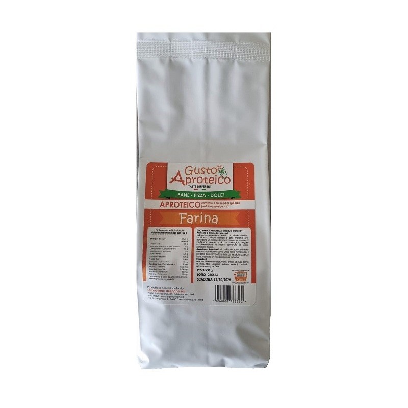 Gusto aproteico farina pane/pizza/dolci 500 g