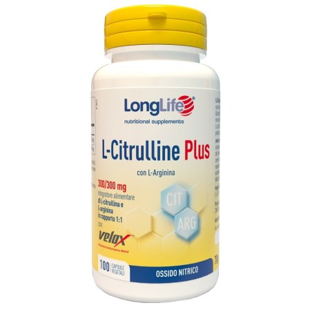 Longlife l-citrulline plus 100 capsule vegetali