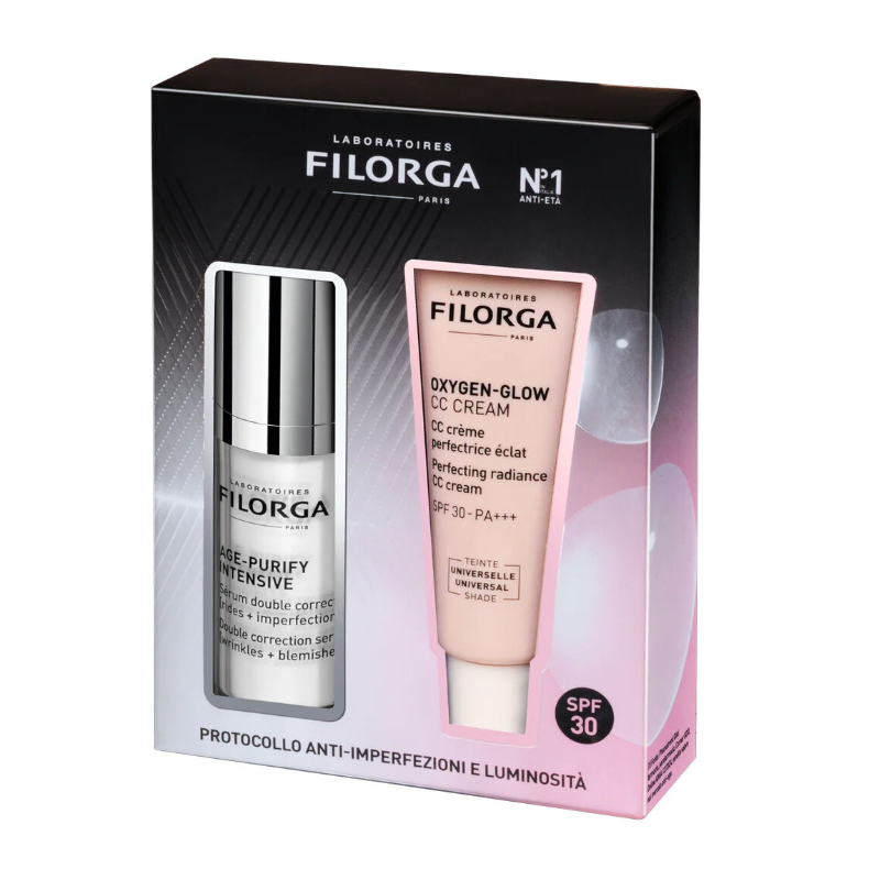 Filorga coffret age purify intensive 30 ml + oxygen glow cccream 40 ml