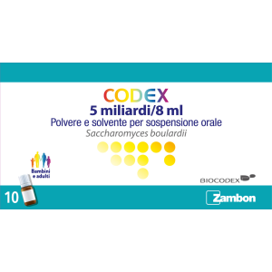 Codex orale sosp 10 flaconcini 5 mld 8 ml