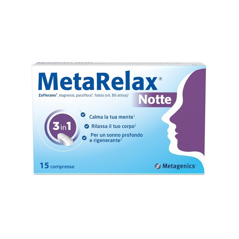 Metarelax notte 15 compresse