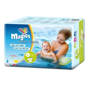 Magics swimpants large 10 pezzi
