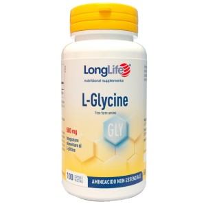 Longlife l-glycine 500 mg 100 capsule vegetali