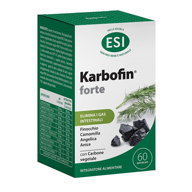 Esi karbofin forte 60 naturcaps