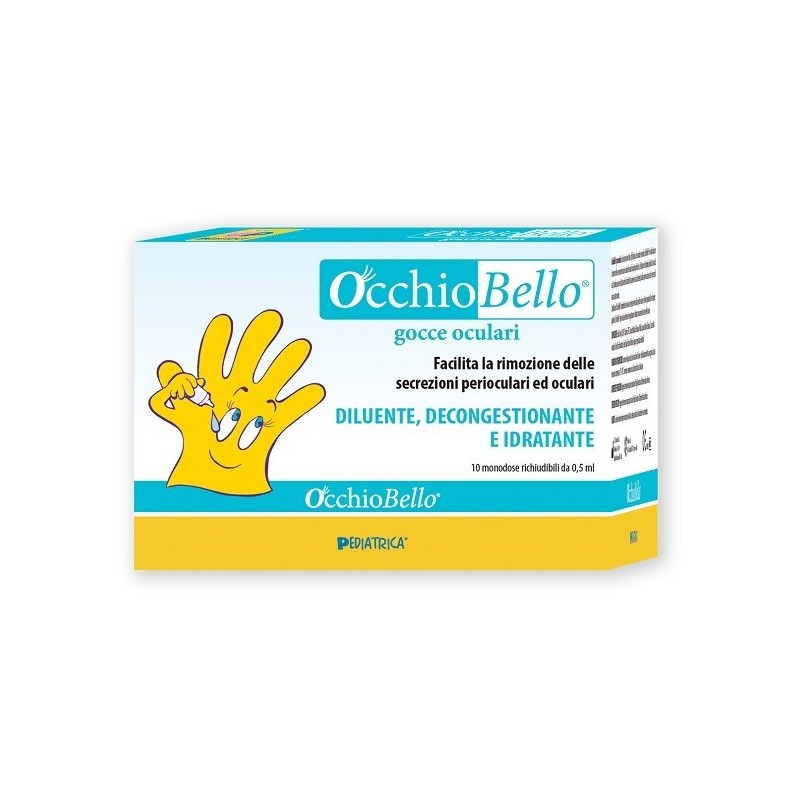 Occhiobello gocce oculari 10 flaconcini monodose richiudibili da 0,5 ml