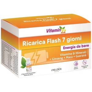 Vitamin'22 ricarica flash 7 flaconcini