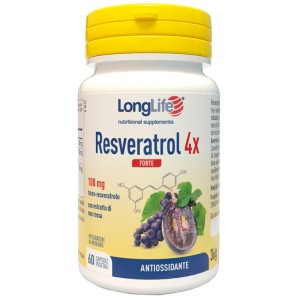 Longlife resveratrol 4x forte 60 capsule