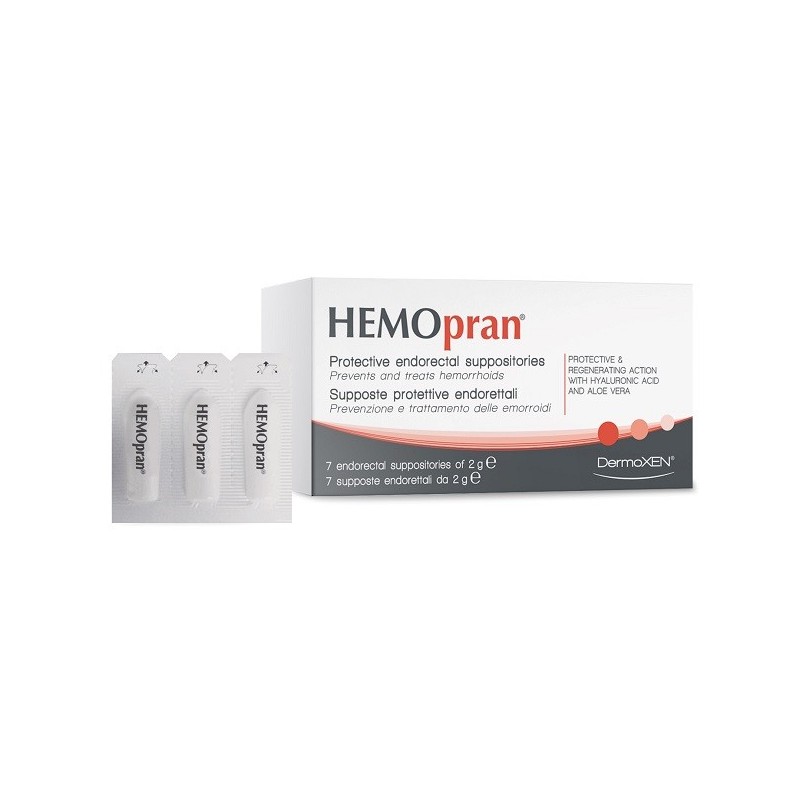 Hemopran endorettali 7 supposte 2 g