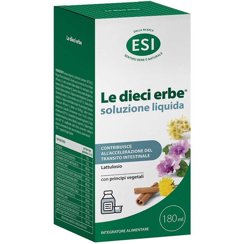 Esi le dieci erbe soluzione liquida 180 ml