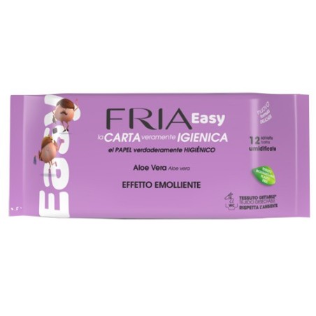 Fria easy carta igienica effetto emolliente 12 salviette