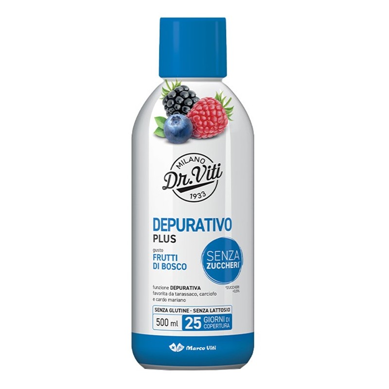 Depurativo plus frutti di bosco 500 ml Depurativo plus frutti di bosco 500 ml
