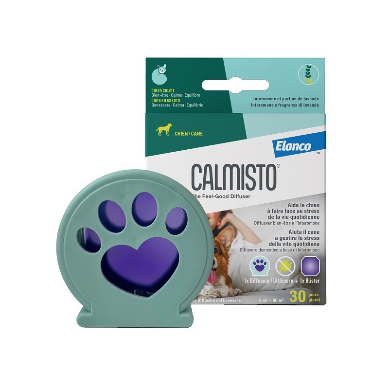 Calmisto cane diffusore con ricarica 6 ml Calmisto cane diffusore con ricarica 6 ml