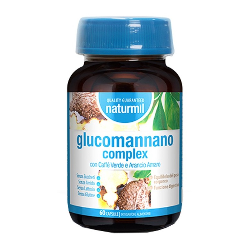 Naturmil glucomannano complex 60 capsule Naturmil glucomannano complex 60 capsule