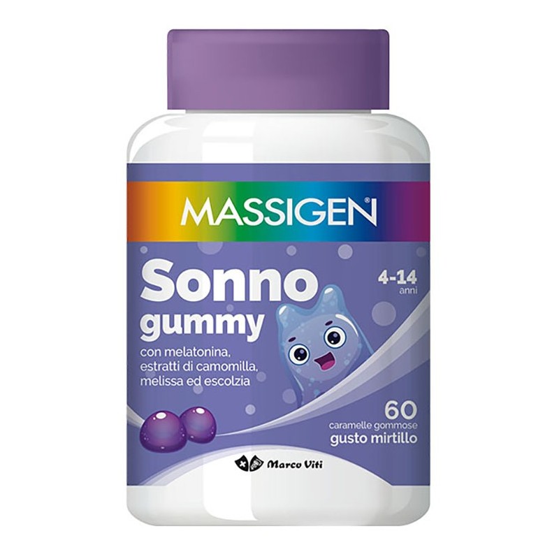 Massigen sonno gummy 60 caramelle