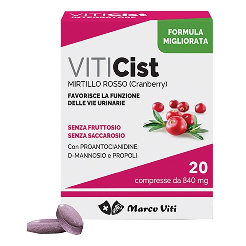 Viticist mirtillo 20 compresse rivestite estite