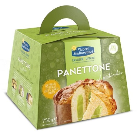 Piaceri mediterranei panettone al pistacchio 750 g Piaceri mediterranei panettone al pistacchio 750 g