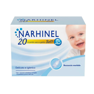 Ricarica usa e getta per aspiratore nasale narhinel 20 pezziusa e getta soft