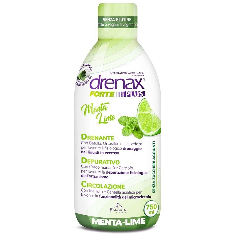 Drenax forte plus menta/lime 750 ml Drenax forte plus menta/lime 750 ml