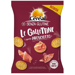 Cereal senza glutine gallettine gusto prosciutto 70 g