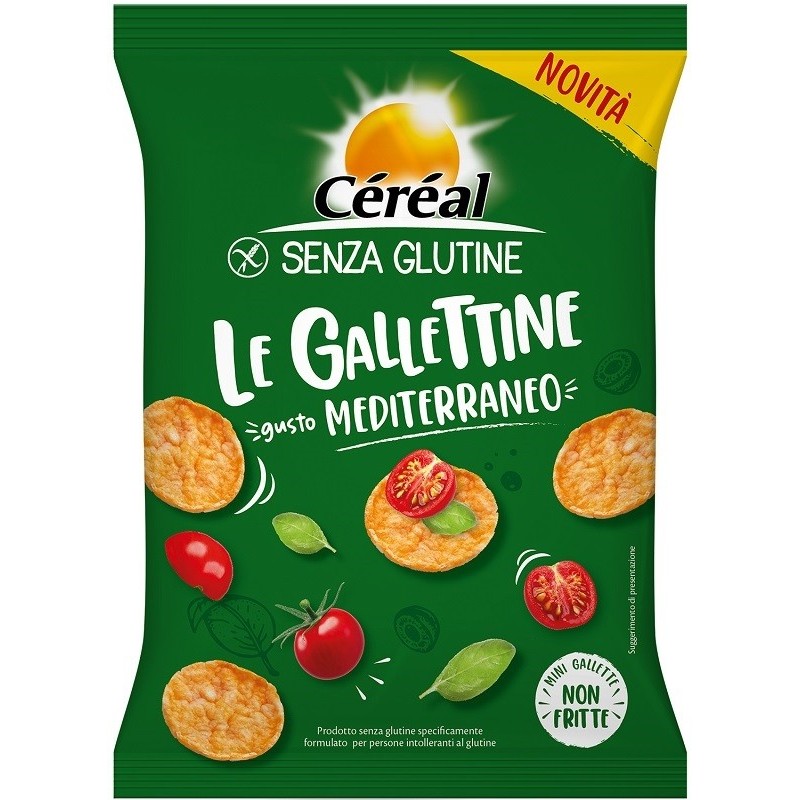 Cereal senza glutine gallettine gusto mediterraneo 70 g