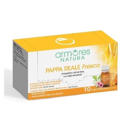Armores pappa reale fresca 10 flaconcini da 10 ml