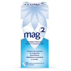 Mag2 Magnesio pidolato 20 bustine da 10ml