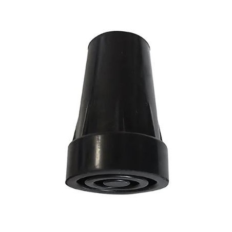 Puntale per bastone passeggio 16mm con placca interna 2 pezzi