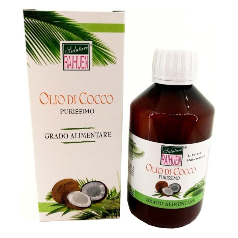 Raihuen olio cocco grado alimentare 100 ml