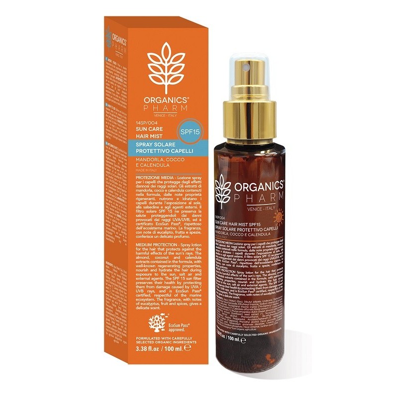 Organics pharm sun care hair mist spf 15 100 ml Organics pharm sun care hair mist spf 15 100 ml