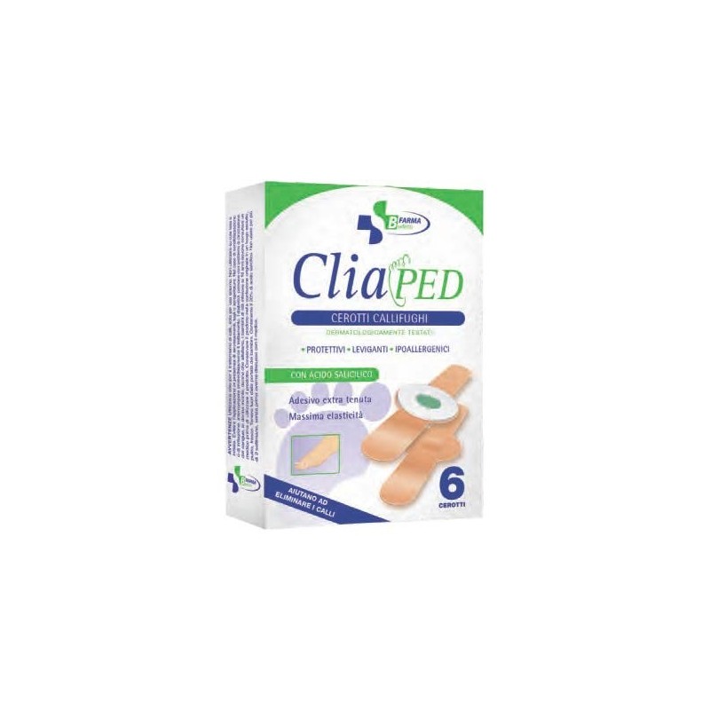 Cliaped 6 cerotti callifughi Cliaped 6 cerotti callifughi