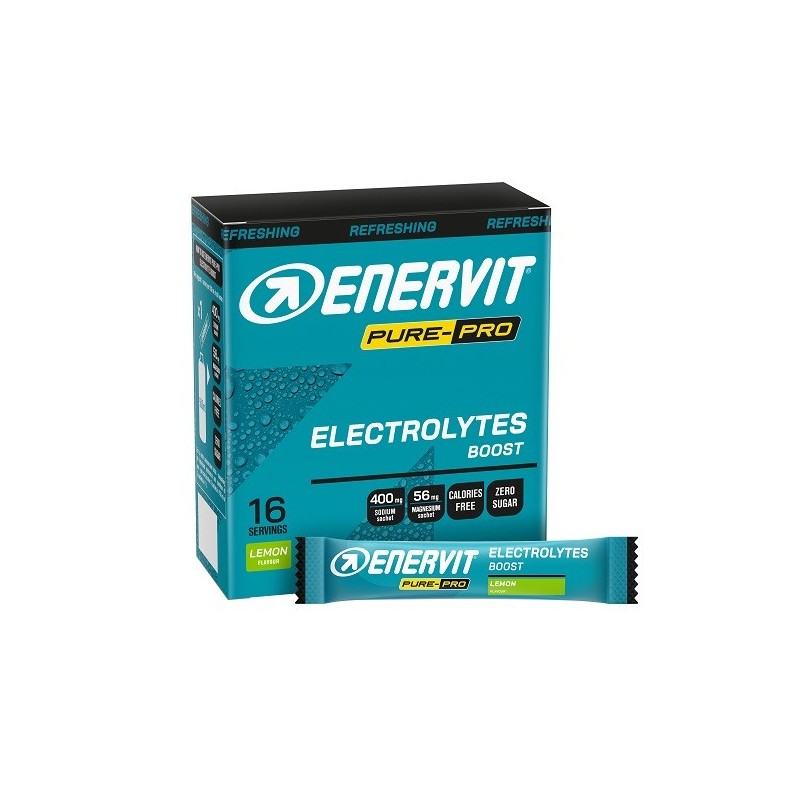 Enervit pure pro electrolytes boost 16 bustine da 4 g