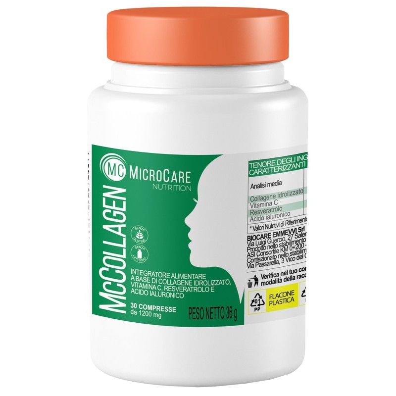 Microcare nutrition mc collagen 30 compresse Microcare nutrition mc collagen 30 compresse