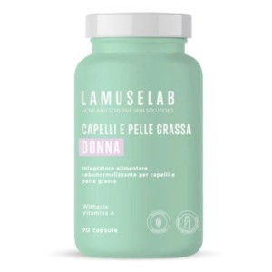 Lamuselab capelli pelle grassa donna 90 capsule