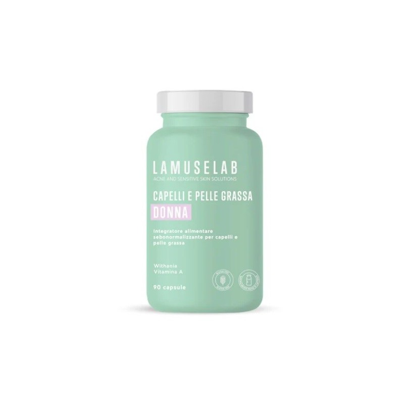 Lamuselab capelli pelle grassa donna 90 capsule Lamuselab capelli pelle grassa donna 90 capsule