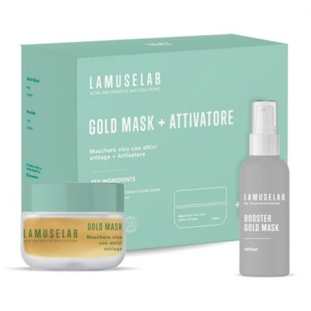 Lamuselab maschera antiage vaso 100 ml + flacone 100 ml