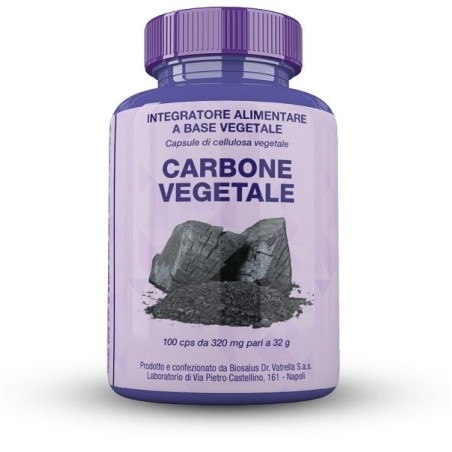 Carbone vegetale 100 capsule 32 g