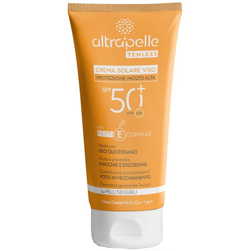 Altrapelle tenless crema solare viso spf50+ 50 ml Altrapelle tenless crema solare viso spf50+ 50 ml