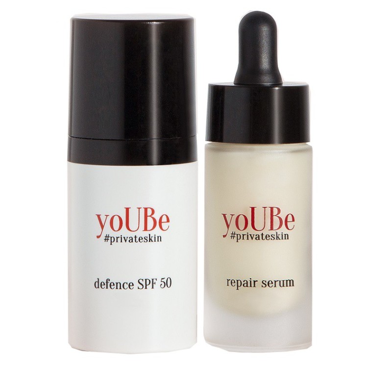 Yoube cosmetics anima day and night treatment crema spf50 30ml + siero viso riparatore 15 ml Yoube cosmetics anima day and night treatment crema spf50 30ml + siero viso riparatore 15 ml