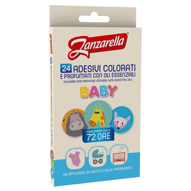 Zanzarella sticker baby 24 pezzi Zanzarella sticker baby 24 pezzi