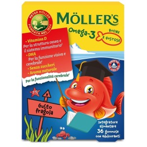 Moller's omega 3 jelly fish 36 gommose