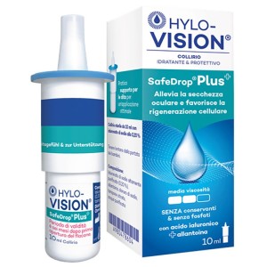 Hylovision safe drop plus collirio idratante e protettivo 10ml