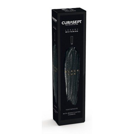 Curasept black luxury whitening dentifricio 75 ml