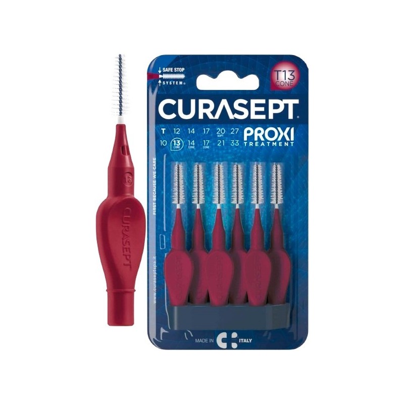 Curasept proxi t13 cone bordeaux 6 pezzi