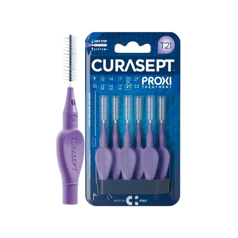 Curasept proxi t21 viola/purple 6 pezzi