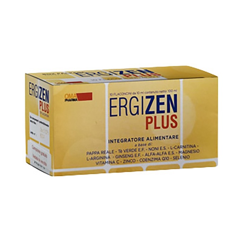 Ergizen plus integratore energizzante 10 flaconcini da 10 ml