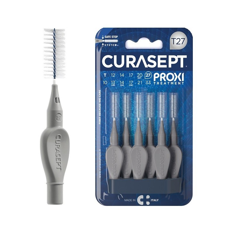 Curasept proxi t27 grigio/grey 6 pezzi